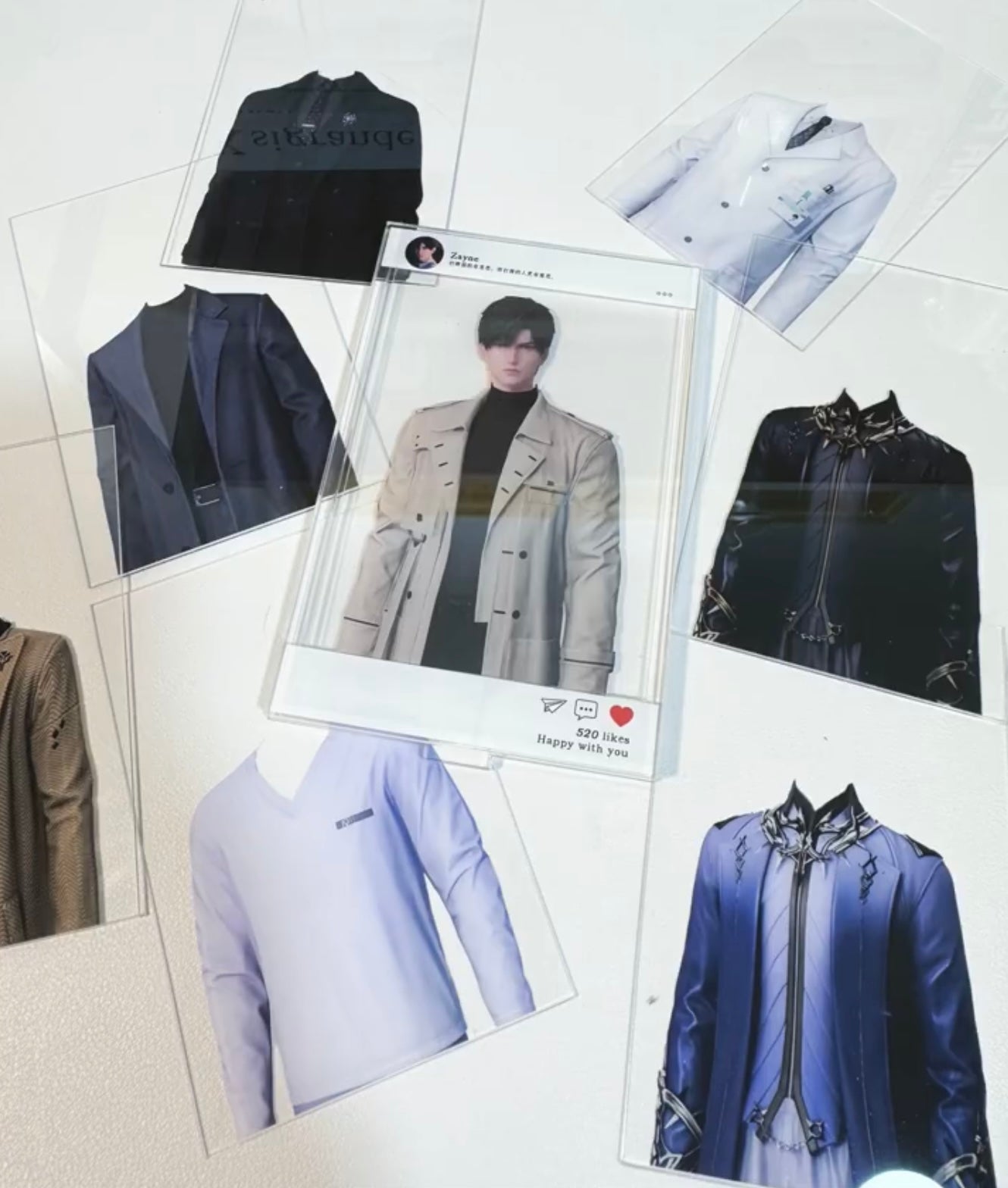 LnD Dress Up aAcrylic Stand (includes 10sets of clothes)