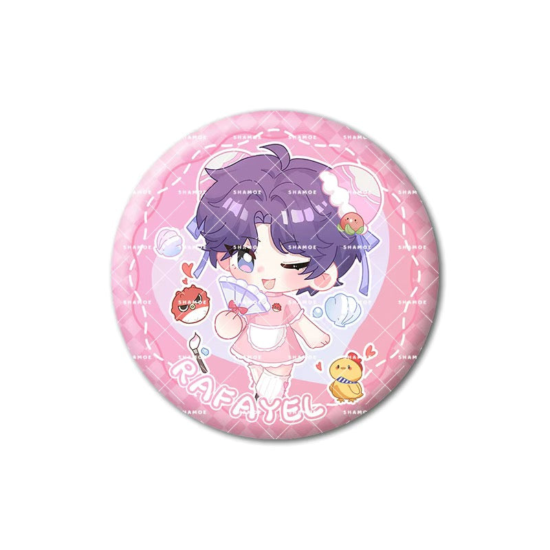 Love and Deepspace Chinese Maiden Series Badge Sylus/Xavier/Rafayel/Zayn