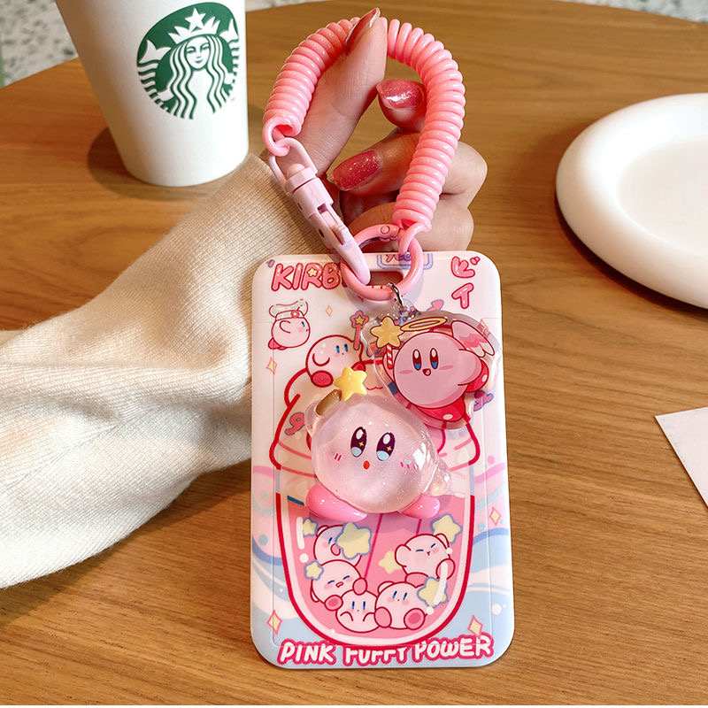Cute Pink Kirby Card Holder