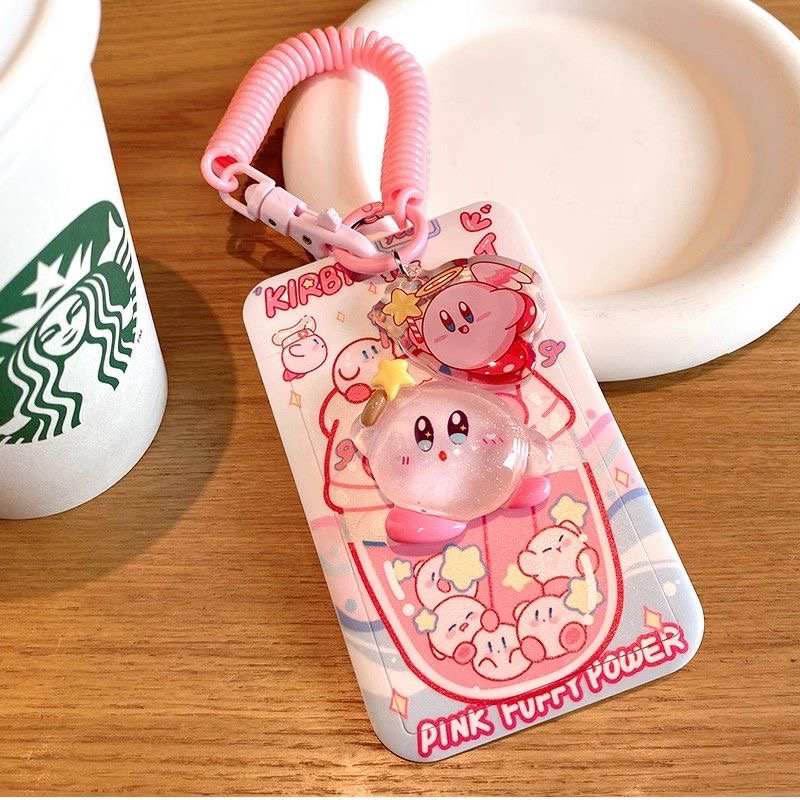 Cute Pink Kirby Card Holder