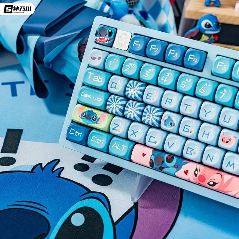 New Arrival - Cute Stitch Keycaps (142 Keystrokes) for Custom Keyboards