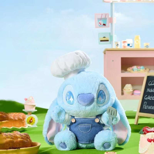 MINISO Official | Cute Chef Stitch Plush Toy – Disney-Inspired Soft Collectible Doll