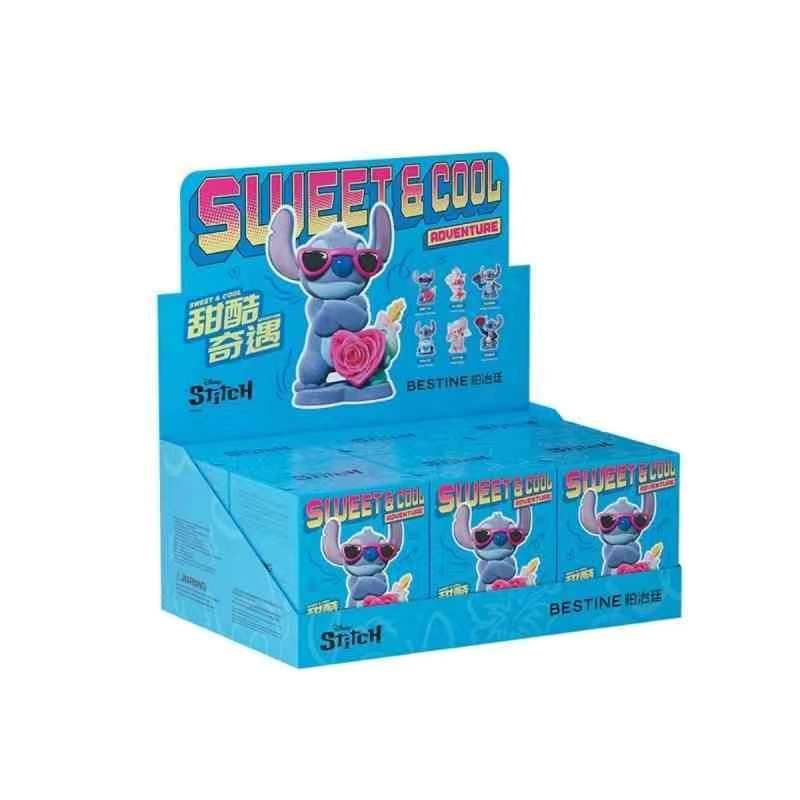 Stitch Sweet & Cool Adventure Eternal Flower Blind Box Figure – Cute Collectible Gift for Girls