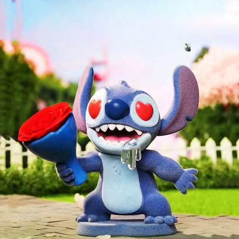 Stitch Sweet & Cool Adventure Eternal Flower Blind Box Figure – Cute Collectible Gift for Girls