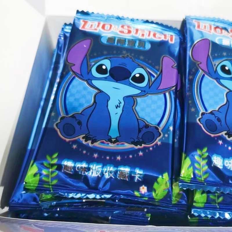 Stitch Collectible LOMO Card Set – 160 Laser Glossy Cards in Box, 3-Inch Rounded Corners