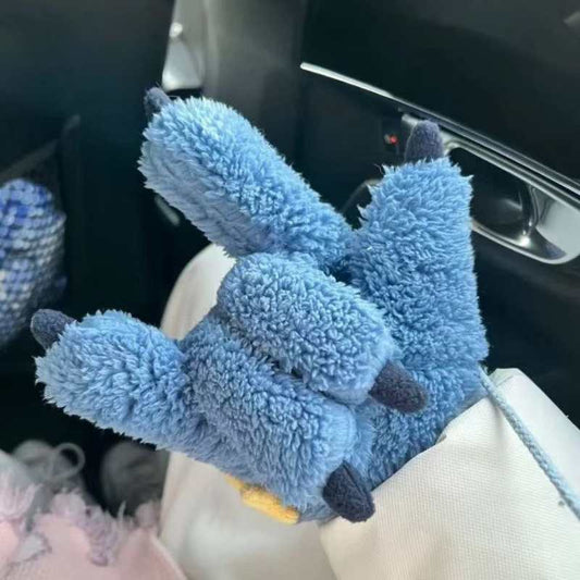 Stitch Furry Paw Gloves – Cute Disney-Inspired Star Plush Mittens