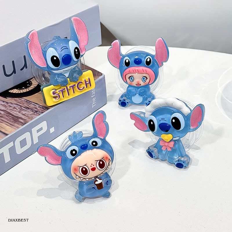 Stitch Phone Grip Stand – Expandable & Rotatable Adhesive Pop Socket for Phone Cases