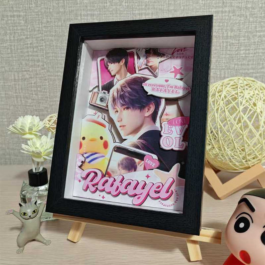 Love and Deepspace 3D Layered Diorama Gift – 8-Layer Handmade Display with Sylus, Xavier, Rafayel, Zayn, Caleb