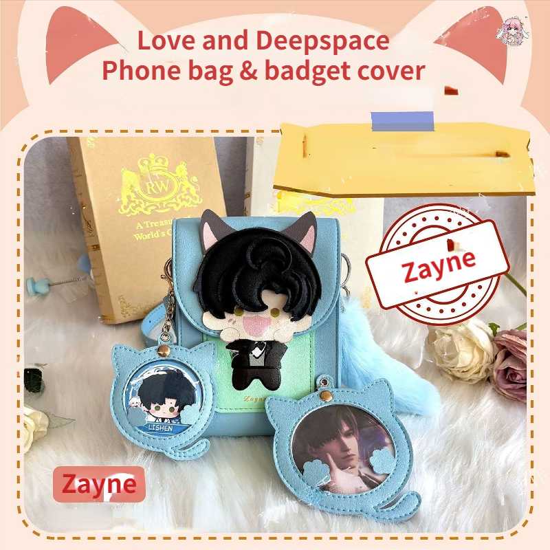 New Arrival-Handmade Love and Deep Space Cat-themed Phone Bag for Sylus, Xavier, Rafayel, Zayn, Caleb