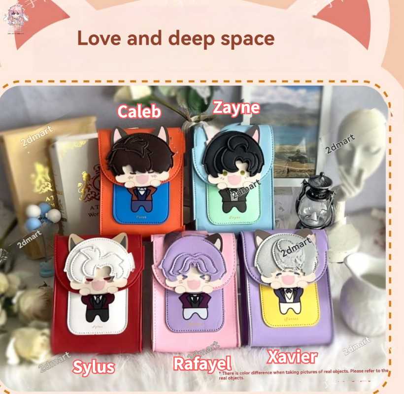 New Arrival-Handmade Love and Deep Space Cat-themed Phone Bag for Sylus, Xavier, Rafayel, Zayn, Caleb
