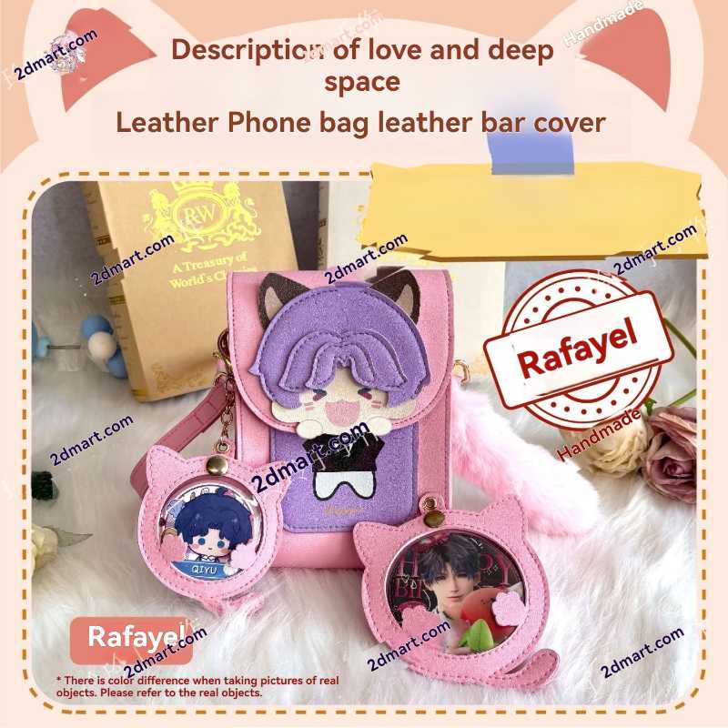 New Arrival-Handmade Love and Deep Space Cat-themed Phone Bag for Sylus, Xavier, Rafayel, Zayn, Caleb