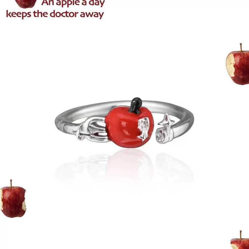 Love and Deepspace Red Apple Slice Ring 2025 – Elegant Cute Lucky Ring with Unique Design