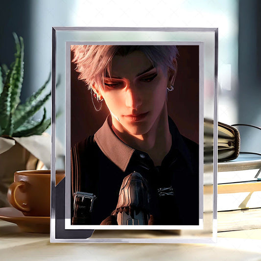 Sylus Love and Deepspace Sylus Personalized Crystal Glass Photo Frame