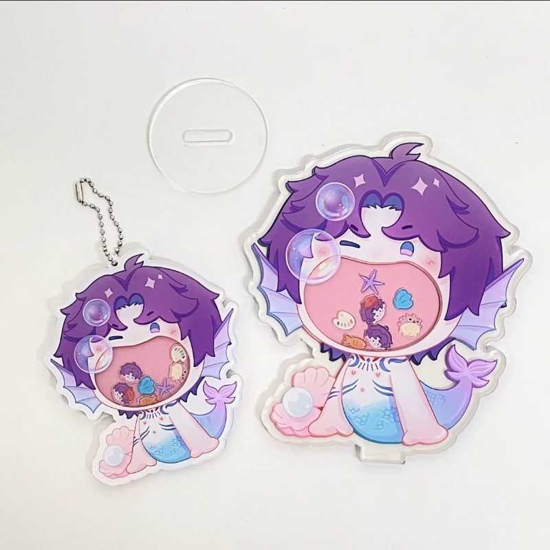 Love and Deepspace Shaker Keychain - Xavier, Zayn, Rafayel, and More Acrylic Character Keychains for Bags