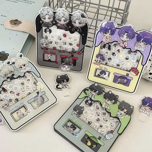 Love and Deepspace Xavier, Rafayel, Zayn, Sylus Acrylic Gacha Machine Rotating Gift