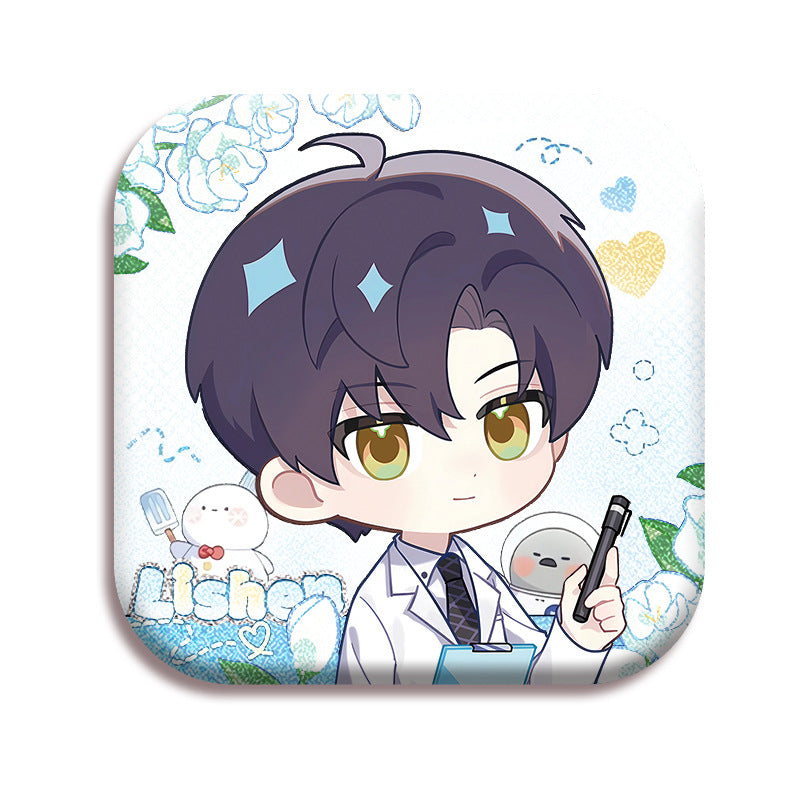 Love and Deepspace x Mandy Collaboration | 5cm Holographic Iron Badge