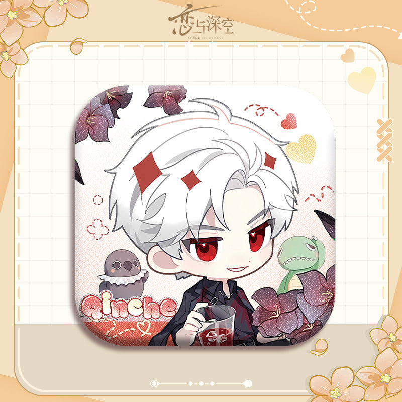 Love and Deepspace x Mandy Collaboration | 5cm Holographic Iron Badge