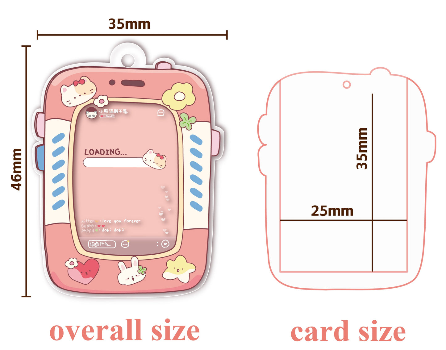 1-Inch Mini ID Card Holder - Compact and Stylish Design