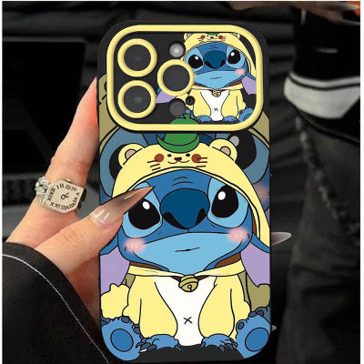 Stitch in Pajamas Soft Silicone Shockproof iPhone Case
