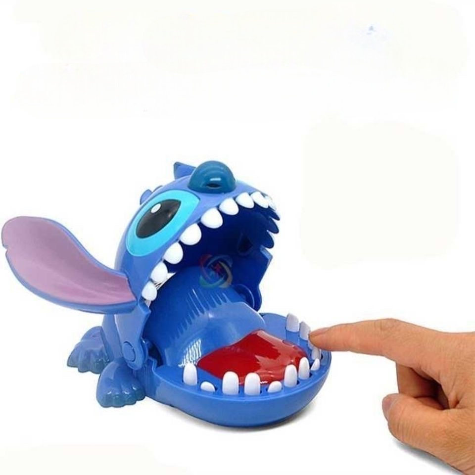 Funny Shark & Stitch Finger Biting Game – Interactive Family & Adult Toy