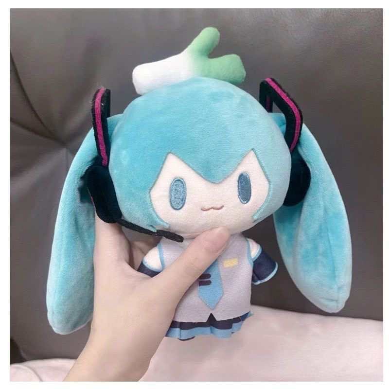 Miku Hatsune Cartoon Plush Doll – Pullable Cotton Stuffed Toy for Girls