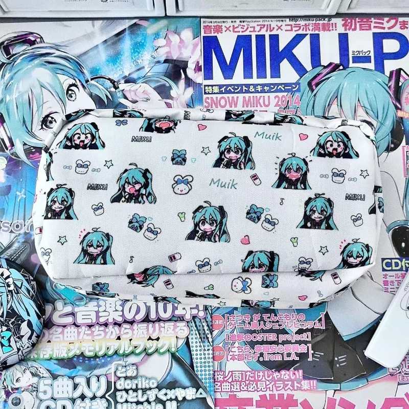 Miku Hatsune Pencil Case – Multifunctional Cute School Stationery Bag for Teens