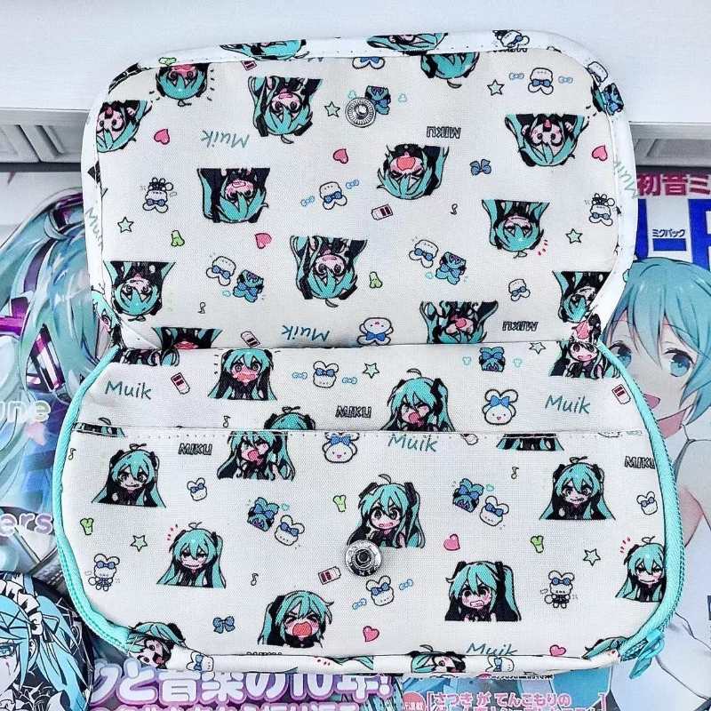 Miku Hatsune Pencil Case – Multifunctional Cute School Stationery Bag for Teens