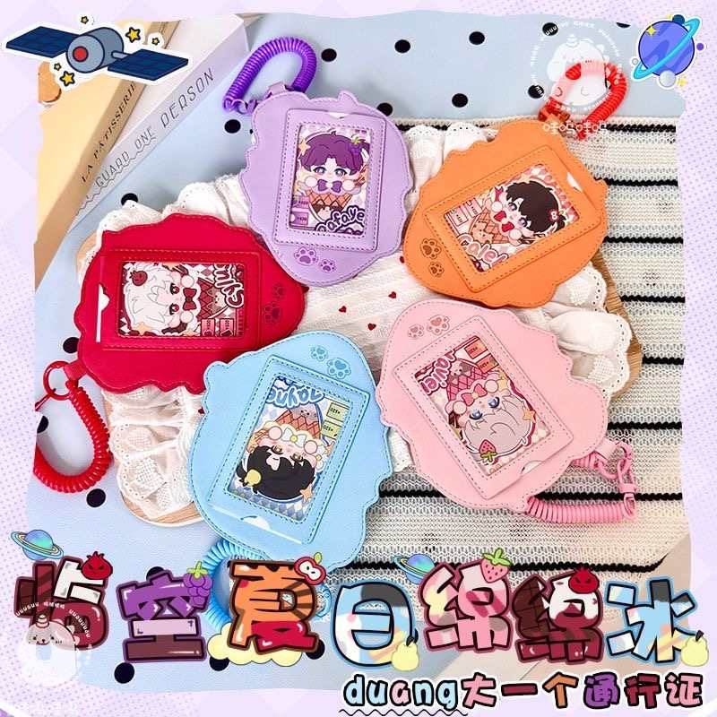 Love and Deepspace Card Holder – Cute Anime Badge Holder & Backpack Charm