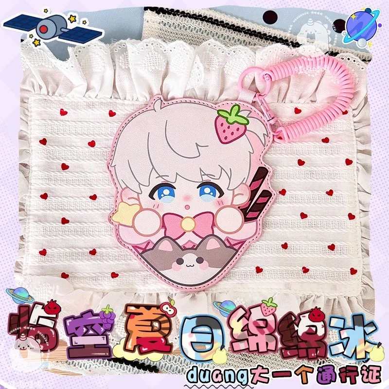 Love and Deepspace Card Holder – Cute Anime Badge Holder & Backpack Charm
