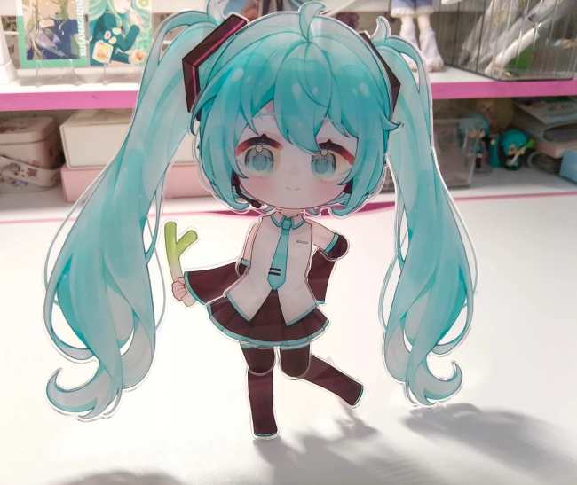 Hatsune Miku Original Articulated Figurine Acrylic Stand – Anime Collectible Gift