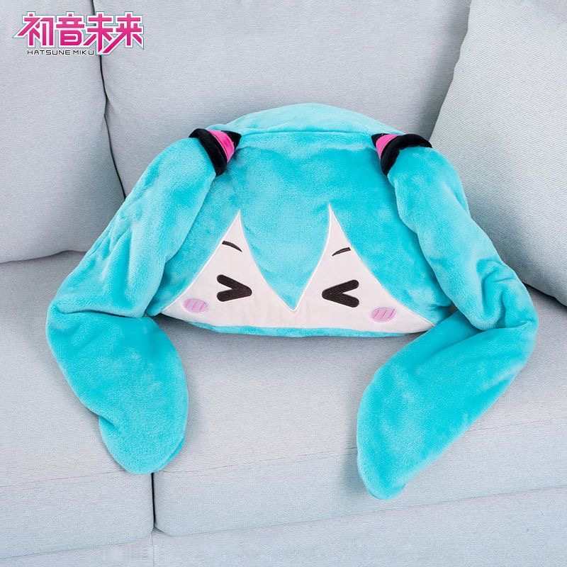 Hatsune Miku Anime Cloak Blanket – Cartoon Hooded Fleece Throw & Soft Plush Pillow