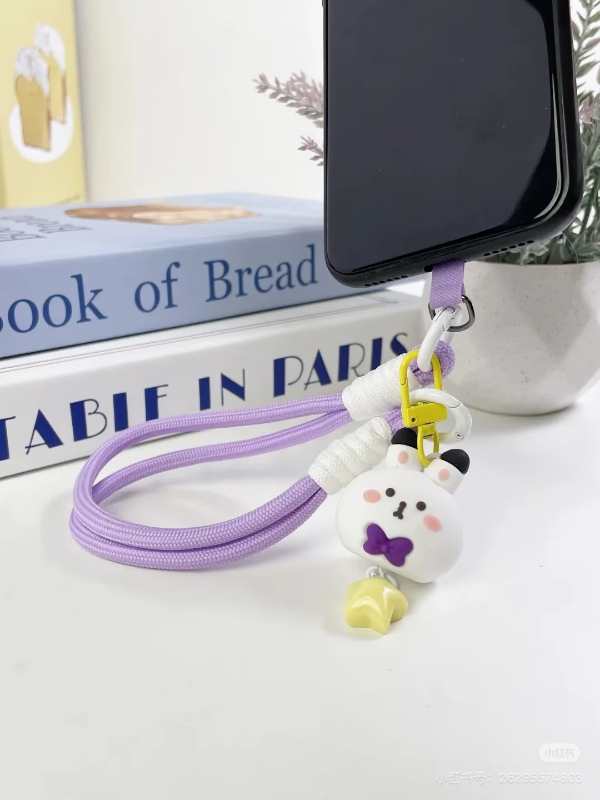 Love and Deepspace Character Phone Charm Strap – Xavier Bunny, Zayne Snowman, Rafayel, Sylus & Caleb Acrylic Phone Lanyard Pendant