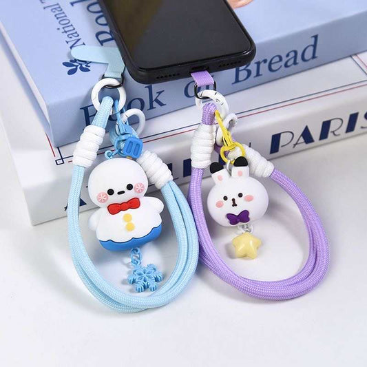 Love and Deepspace Character Phone Charm Strap – Xavier Bunny, Zayne Snowman, Rafayel, Sylus & Caleb Acrylic Phone Lanyard Pendant