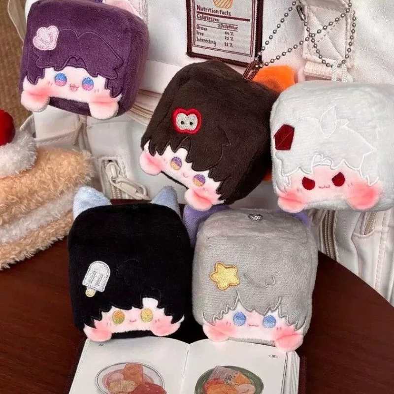 Love and Deepspace Limited Plush Cube Keychain with Caleb, Rafayel, Xavier & Sylus
