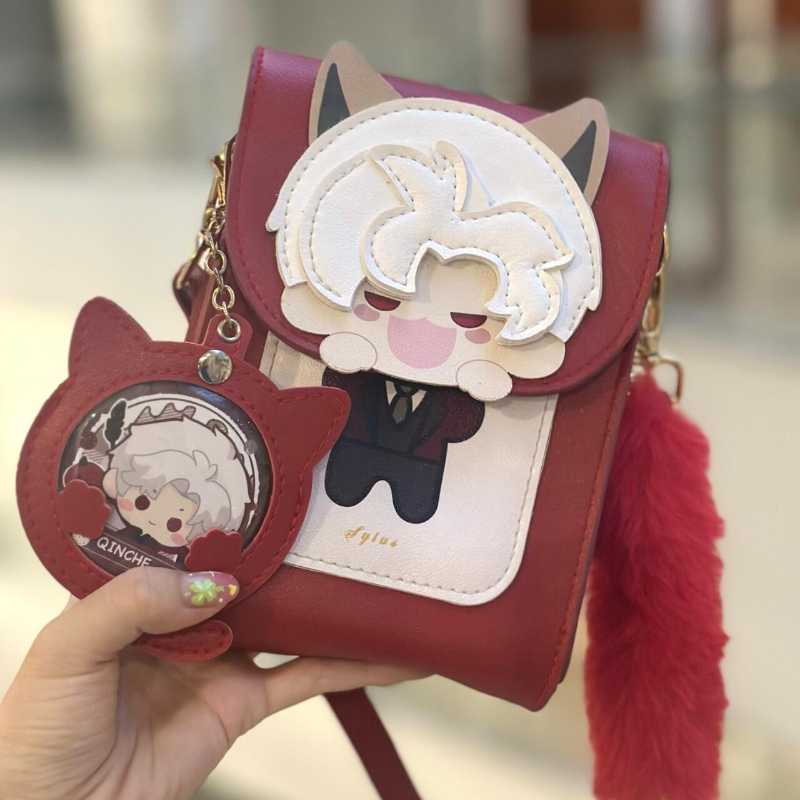 New Arrival-Handmade Love and Deep Space Cat-themed Phone Bag for Sylus, Xavier, Rafayel, Zayn, Caleb