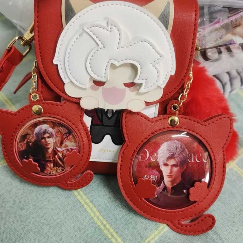 New Arrival-Handmade Love and Deep Space Cat-themed Phone Bag for Sylus, Xavier, Rafayel, Zayn, Caleb