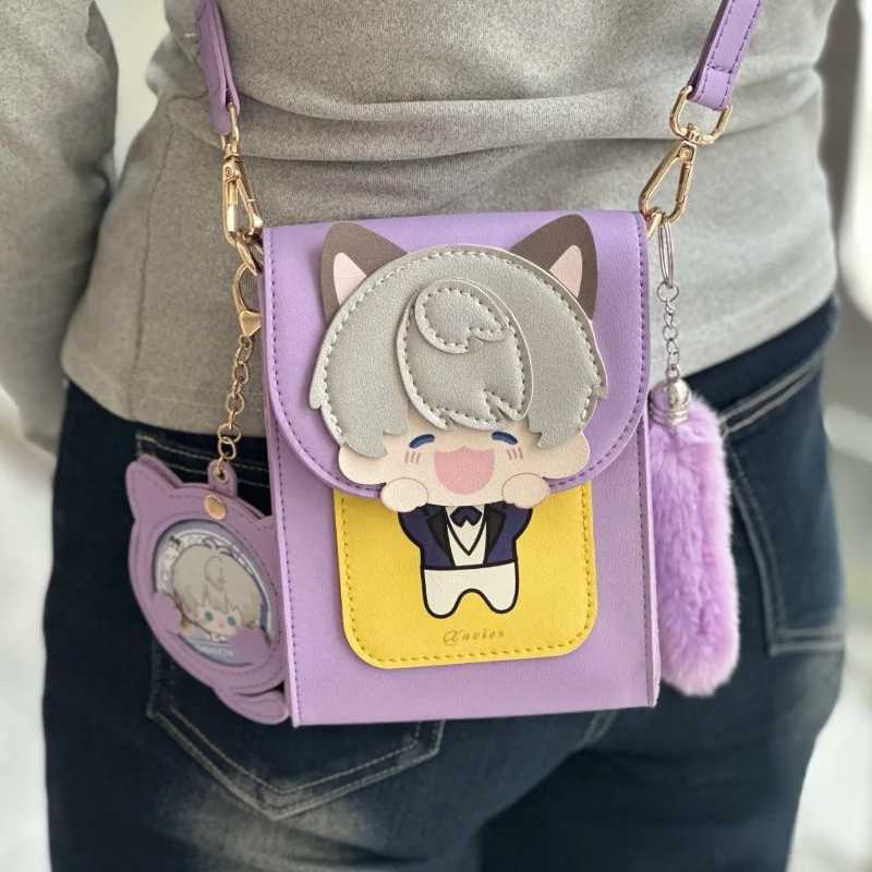 New Arrival-Handmade Love and Deep Space Cat-themed Phone Bag for Sylus, Xavier, Rafayel, Zayn, Caleb