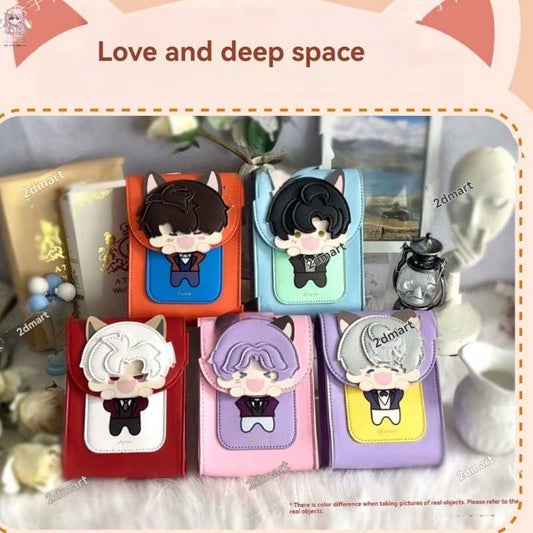New Arrival-Handmade Love and Deep Space Cat-themed Phone Bag for Sylus, Xavier, Rafayel, Zayn, Caleb