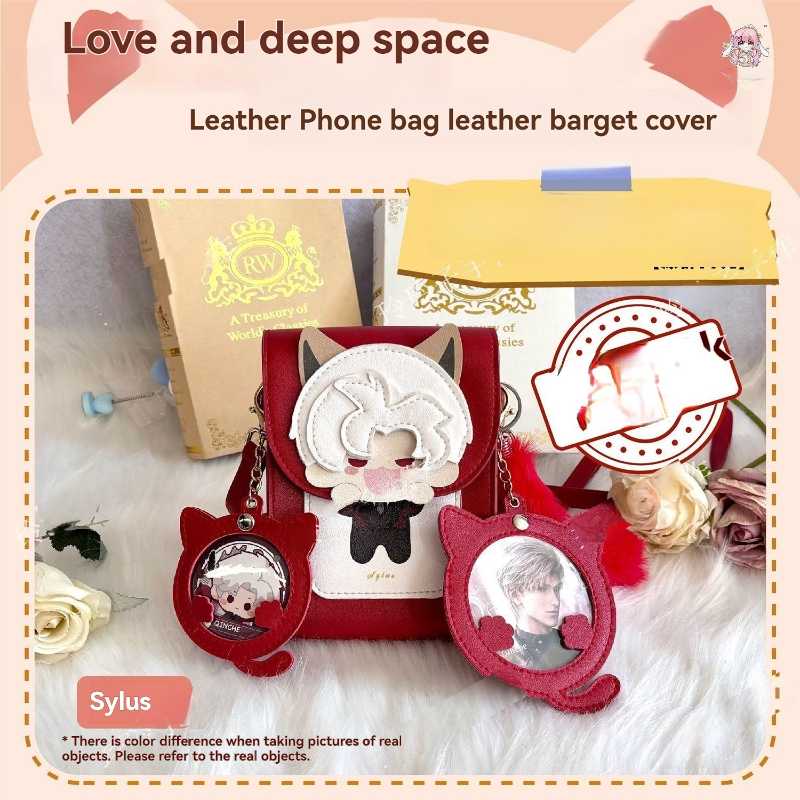 New Arrival-Handmade Love and Deep Space Cat-themed Phone Bag for Sylus, Xavier, Rafayel, Zayn, Caleb