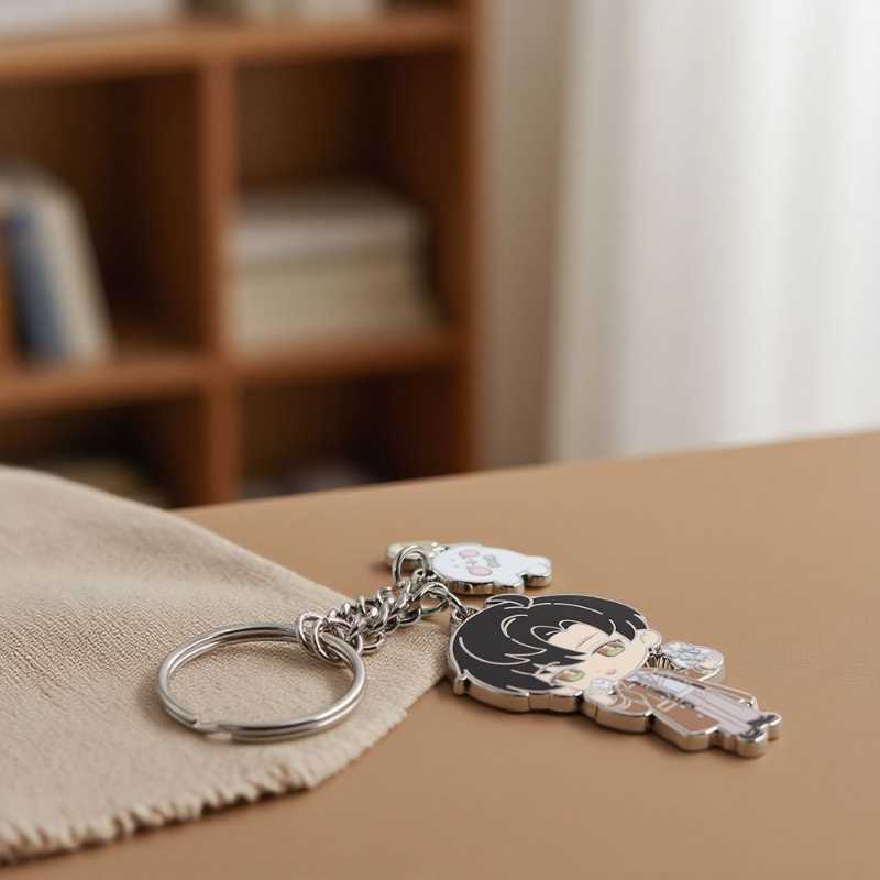 Zayne Enamel Keychain – Love and Deepspace Couples Interactive Game Charm
