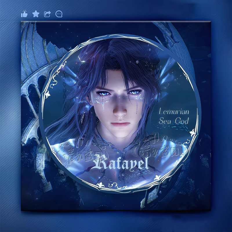 LOVE AND DEEPSPACE Rafayel “When the Sea Drowns in the Sea” Premium Pin Badge & Keychain