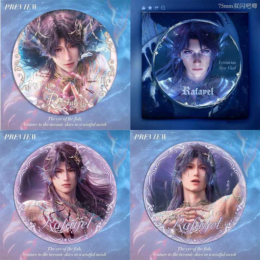 LOVE AND DEEPSPACE Rafayel “When the Sea Drowns in the Sea” Premium Pin Badge & Keychain