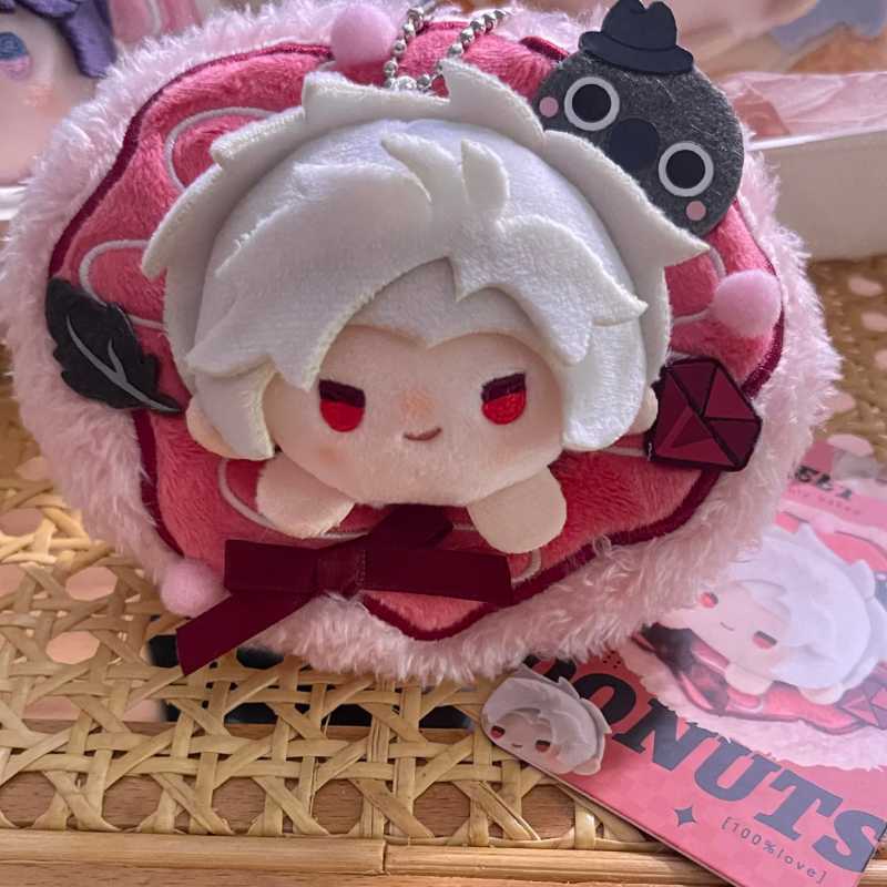 LOVE AND DEEPSPACE Donut Plush Lying Doll Series – Xavier, Zayne, Rafayel, Sylus & Caleb