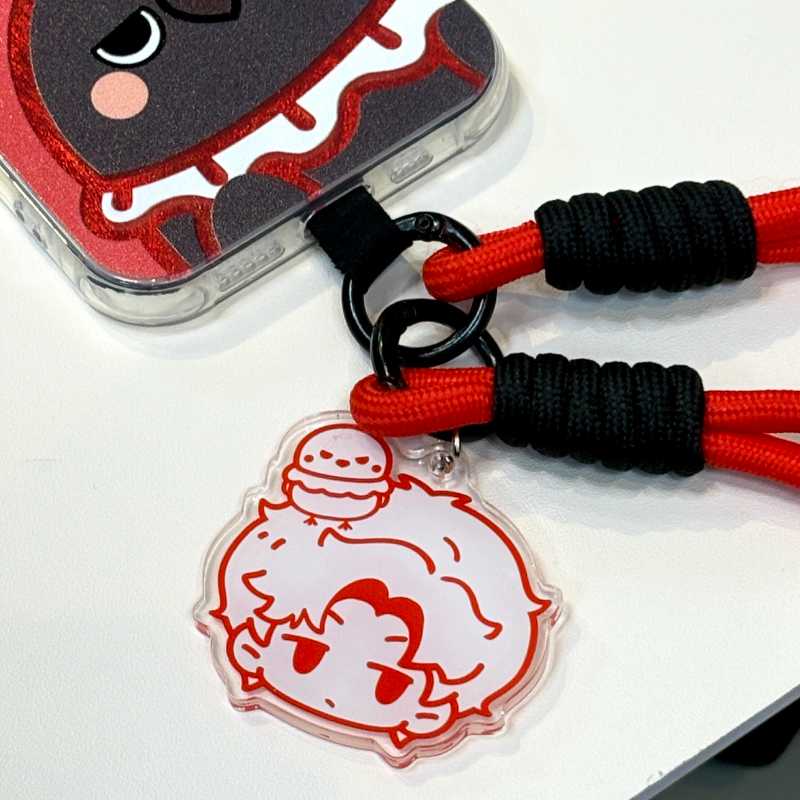 Love and Deepspace Character Acrylic Keychain Phone Strap – Xavier, Zayne, Rafayel, Sylus, Caleb