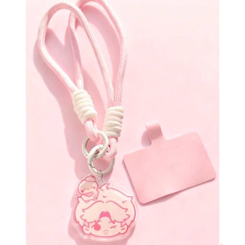 Love and Deepspace Character Acrylic Keychain Phone Strap – Xavier, Zayne, Rafayel, Sylus, Caleb