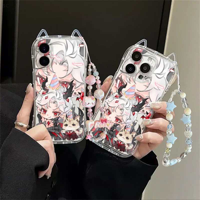 Sylus Cat Ear iPhone Case, Cute Soft Silicone Kitty Cover for iPhone 17 Pro Max/16/15/14/13/12/X/XS/XR