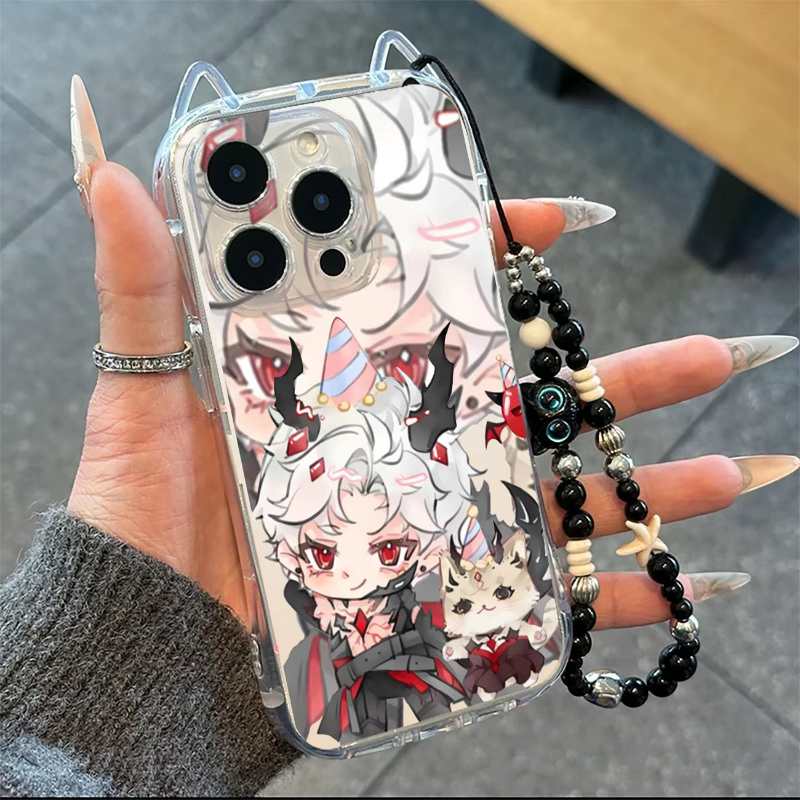Sylus Cat Ear iPhone Case, Cute Soft Silicone Kitty Cover for iPhone 17 Pro Max/16/15/14/13/12/X/XS/XR