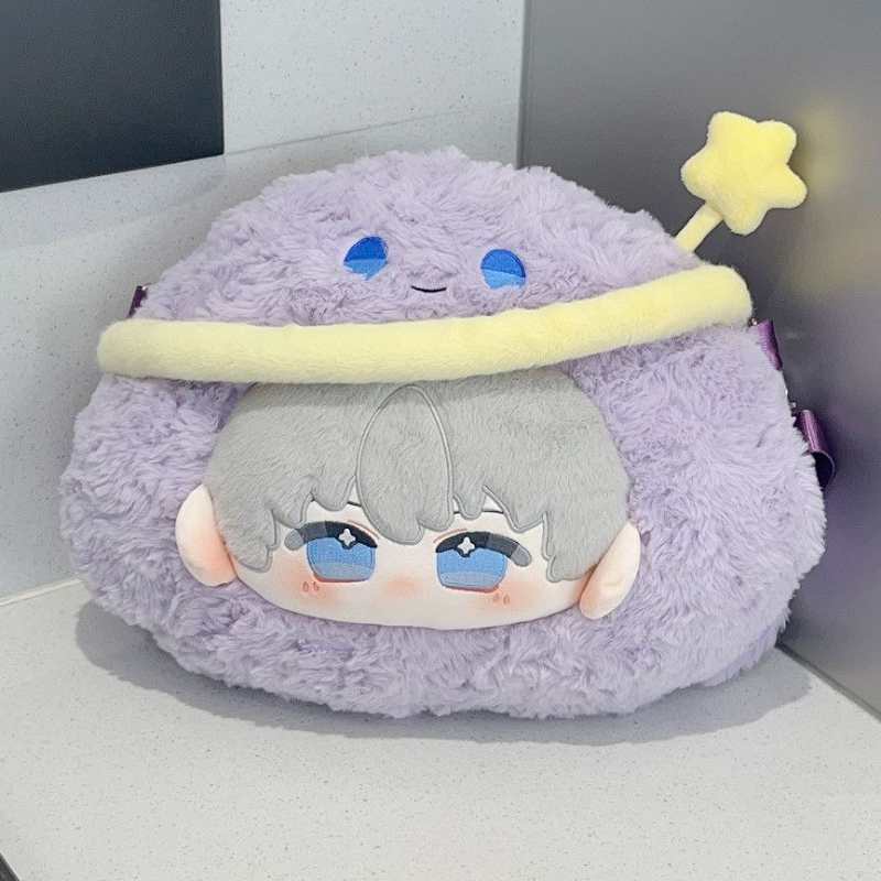Love and Deepspace Hand Warmer Plush Bag 2-in-1 – Crossbody Shoulder Bag & Warm Hand Pillow | Xavier, Zayne, Rafayel, Sylus, Caleb Cute Plush Toy