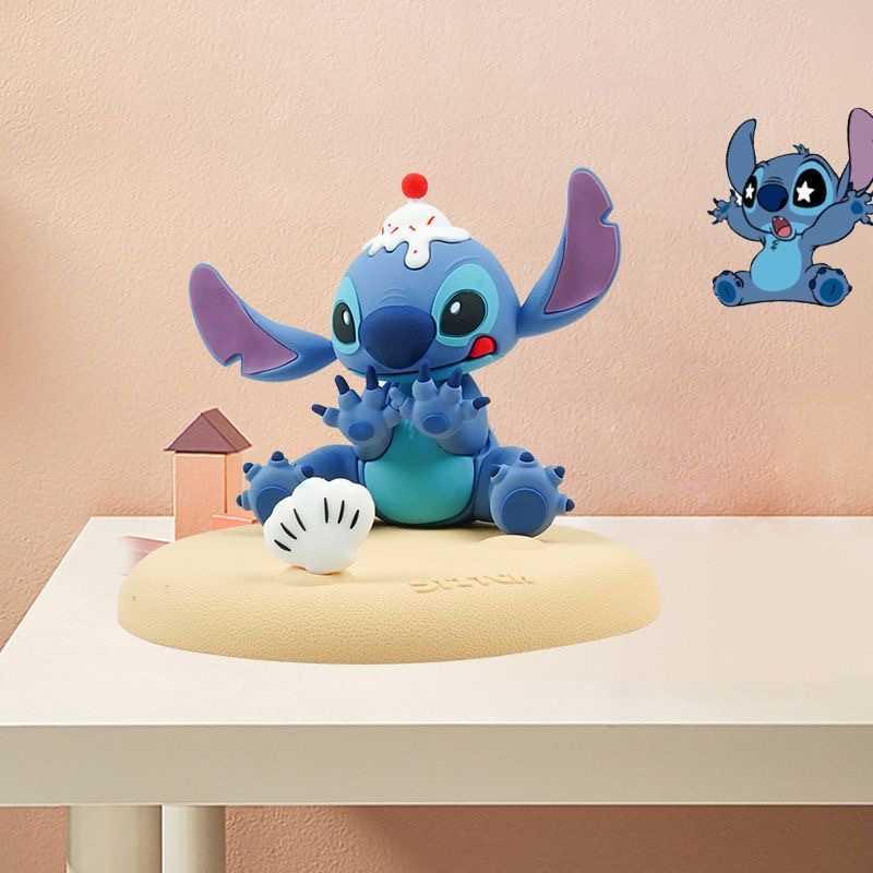 Cartoon Stitch Phone Stand – Cute Desktop Holder & Portable Gift Keychain