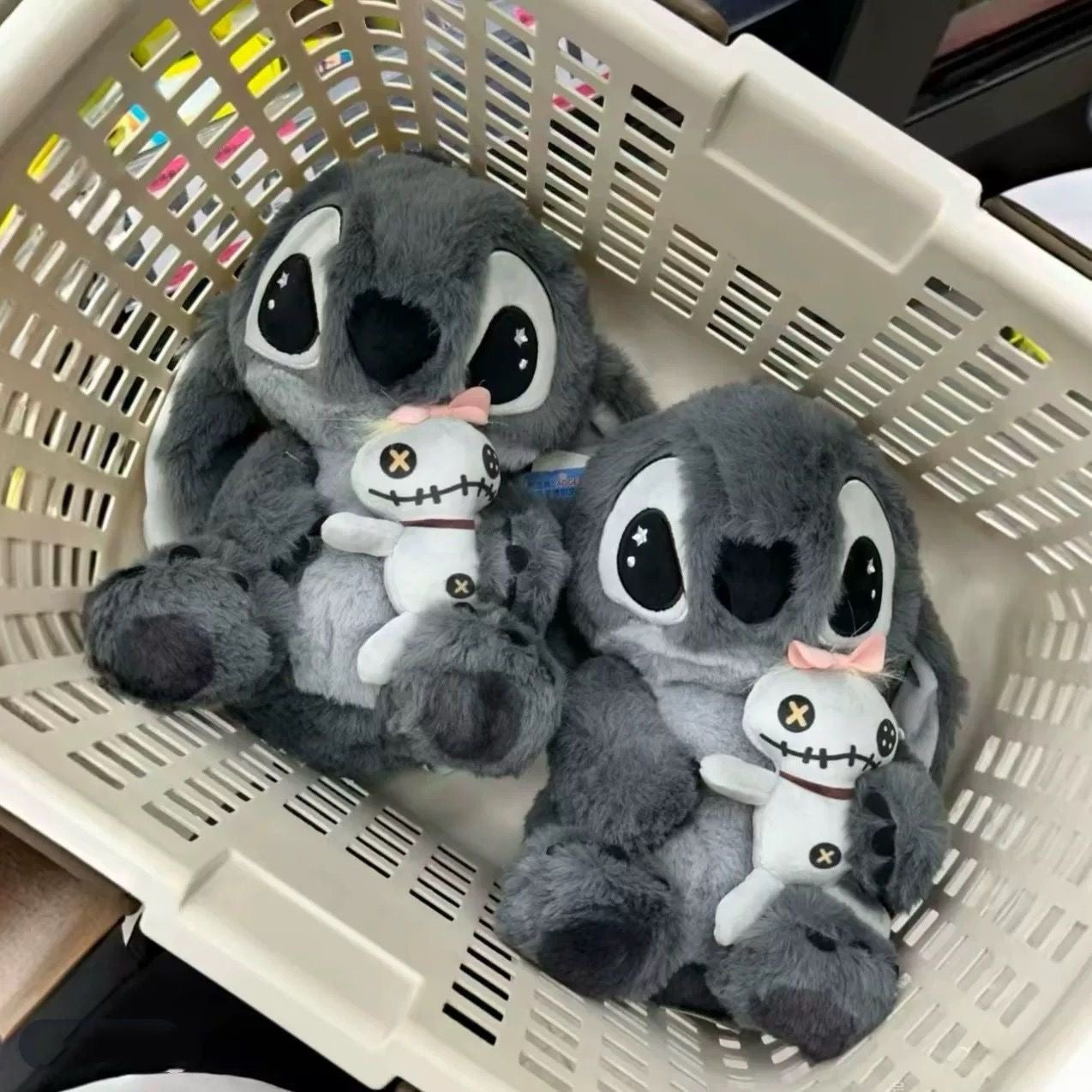 Disney-Inspired Limited Edition Grey Stitch Plush Toy – Cute Soft Stuffed Doll Valentine’s Gift